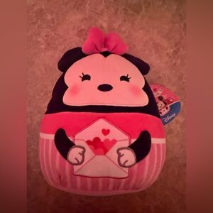 Squishmallows Disney Minnie Mouse Pink and Black Plush